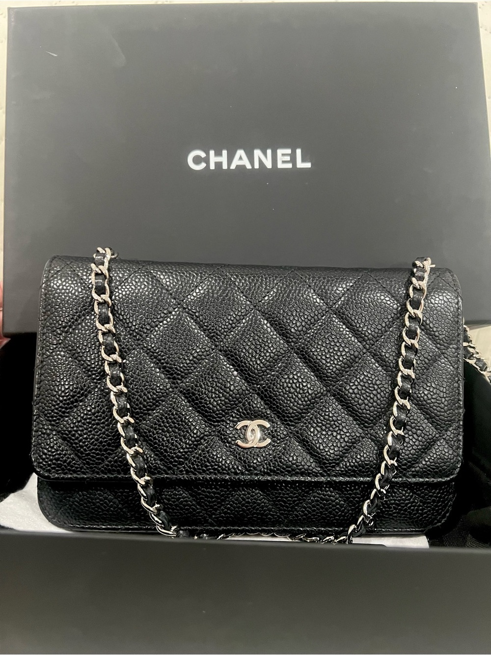 Chanel Classic Caviar WOC Crossbody